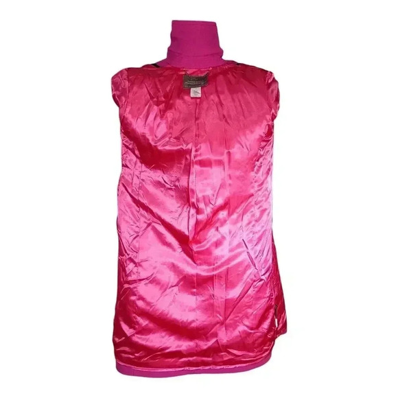 J. Crew Double Cloth Italian Wool Lady Day Coat Pink Fuchsia Thinsulate 2 Petite - Picture 5 of 7